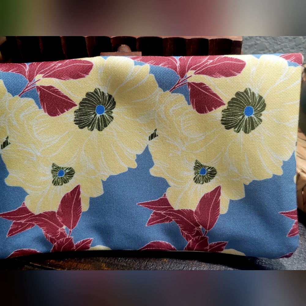 Rachel Pally ANTHROPOLOGY  Floral Canvas Clutch - Picture 8 of 14